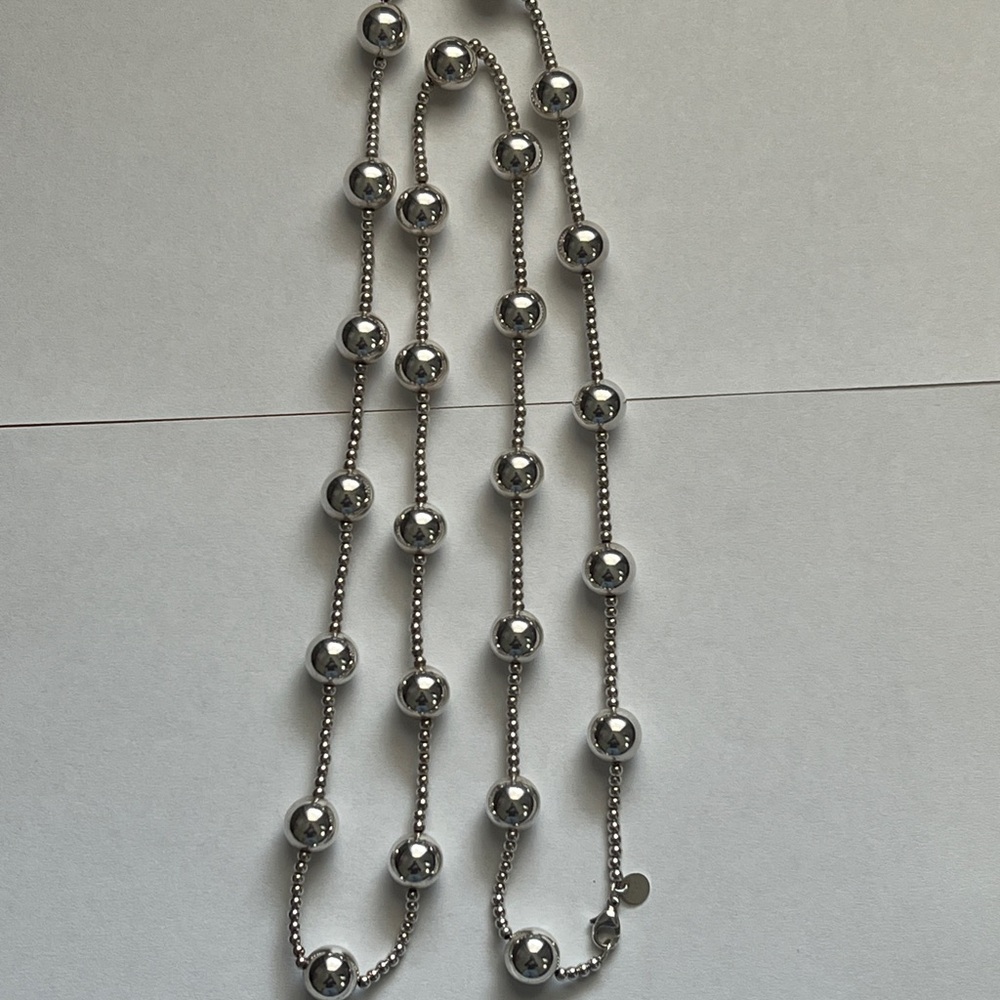 Tiffany & Co. Silver Bead Necklace
